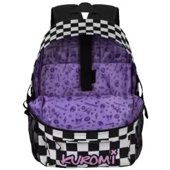 Mochila Adaptable Kuromi B&W 44 cm