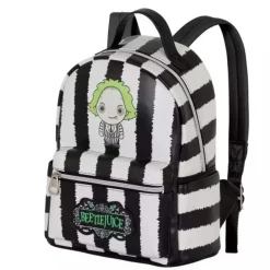 Mochila Beetlejuice Rayas Blanco y Negro Heady Stripes