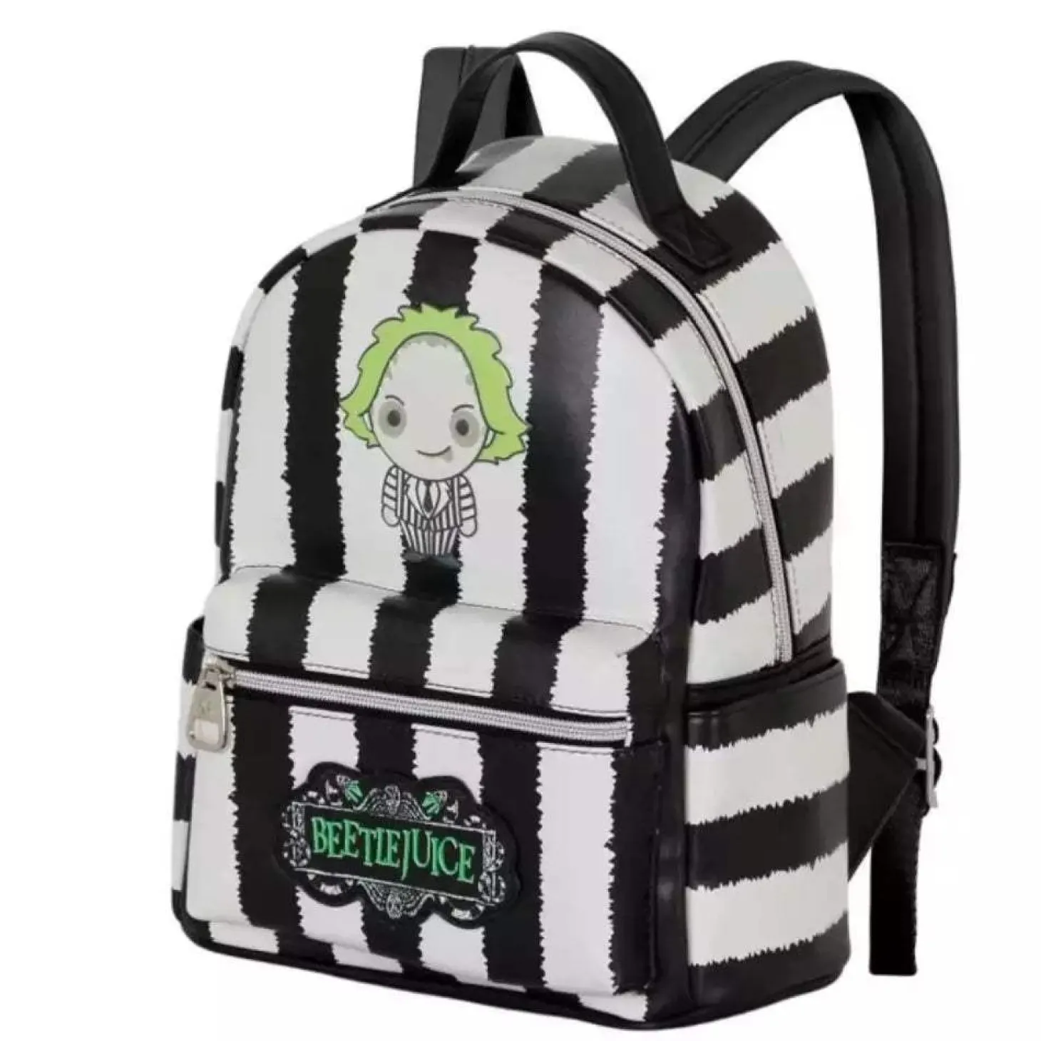 Mochila Beetlejuice Rayas Blanco y Negro Heady Stripes