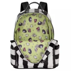 Mochila Beetlejuice Rayas Blanco y Negro Heady Stripes