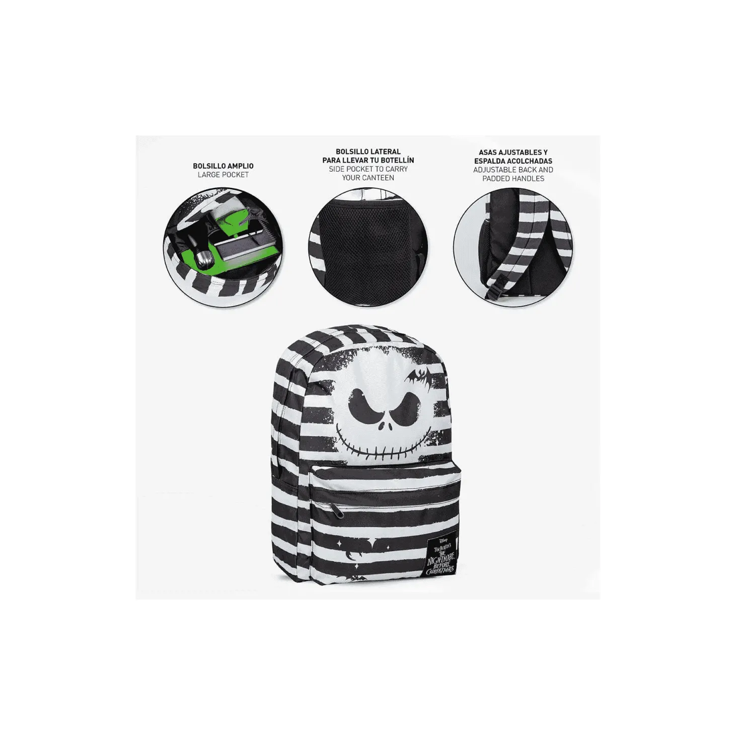 Mochila Casual Nightmare Before Christmas