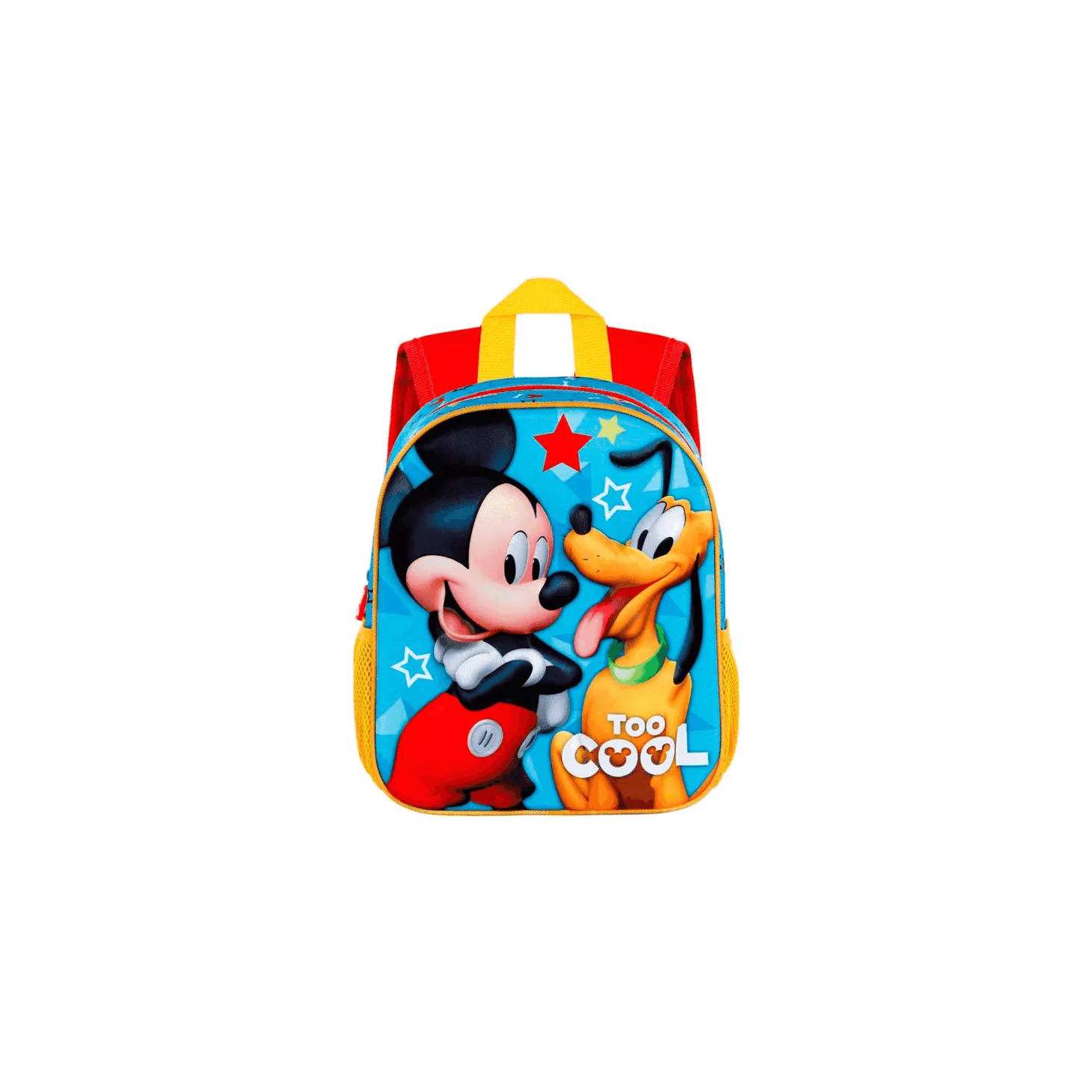 Mochila 3D Pequeña de Mickey Mouse y Pluto