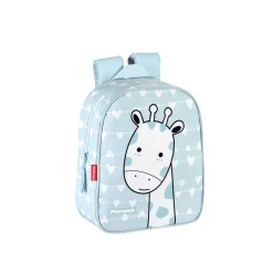Mochila Preescolar Jirafa Azul