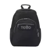 Mochila Totto Acuareles Black 44 cm