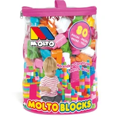 Molto Bolsa 80 Bloques Rosa