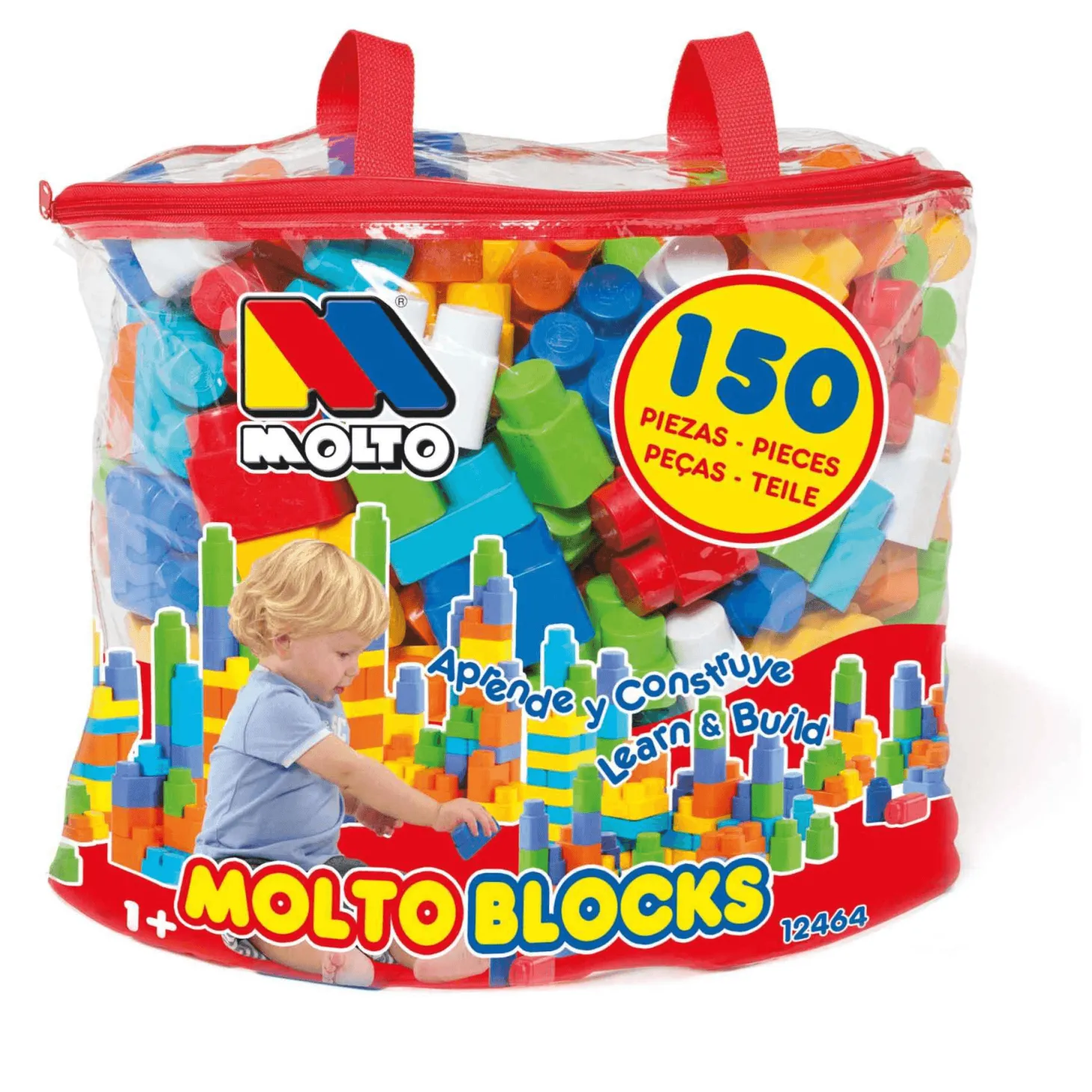 Molto Bolsa de Bloques Grande | Juguete Construcción