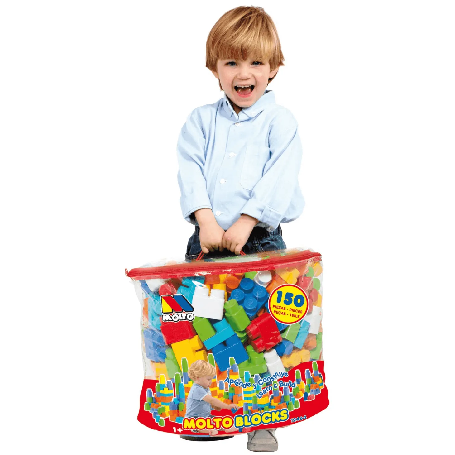 Molto Bolsa de Bloques Grande | Juguete Construcción