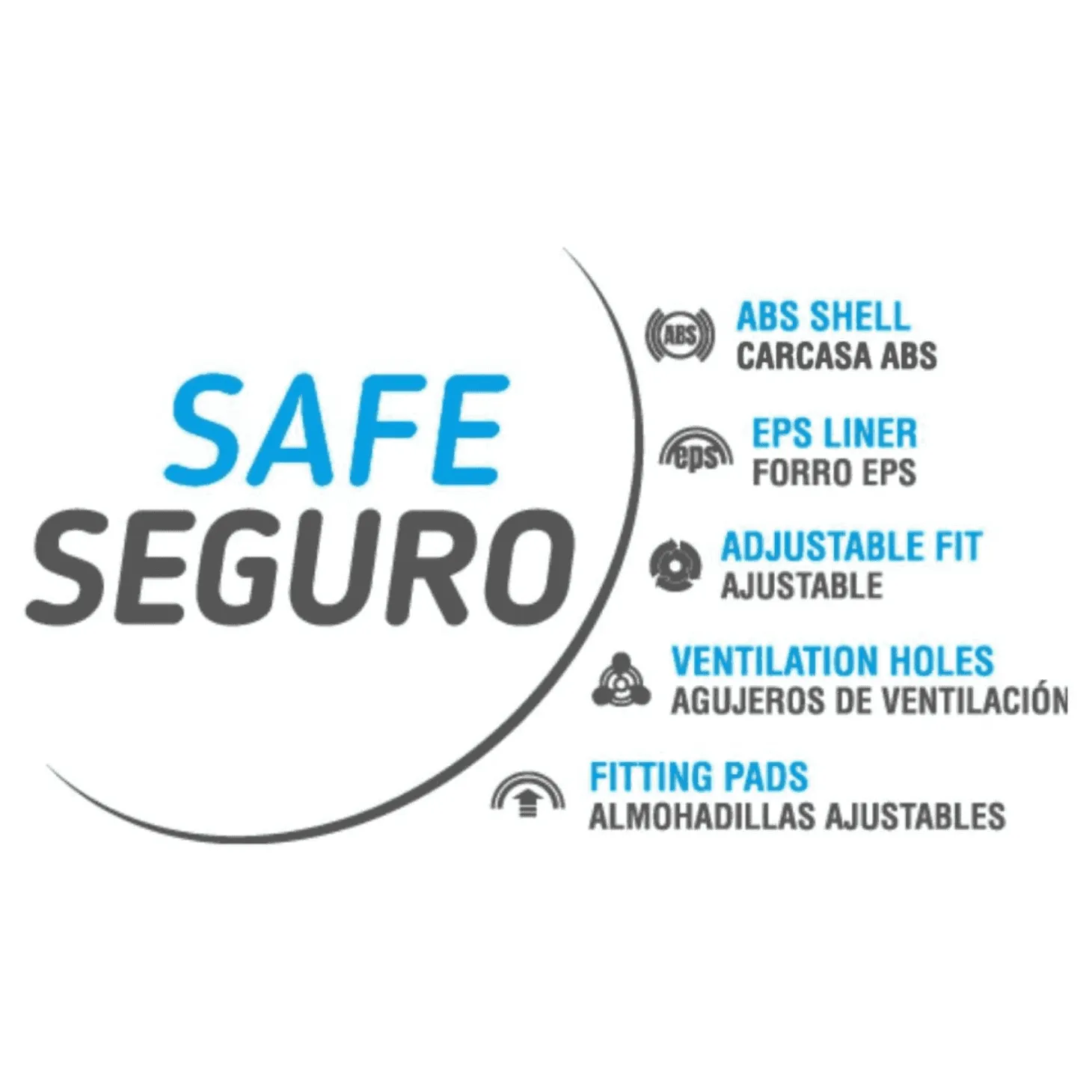 Molto Casco Infantil Negro Glass Molto