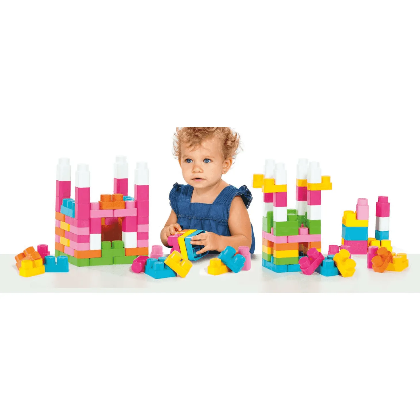 Molto Cubeta 35 Piezas Rosa | Juguete Infantil