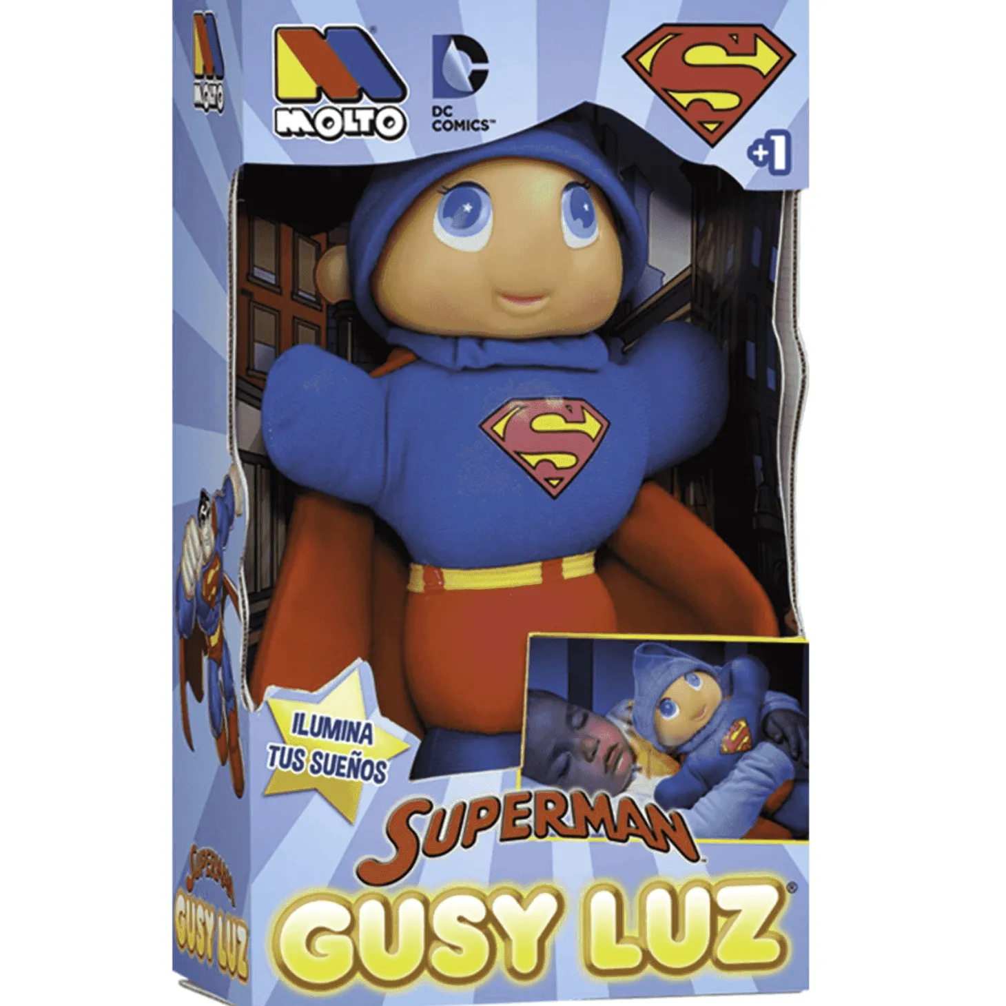 Molto Gusy Luz Superman | Juguete Infantil