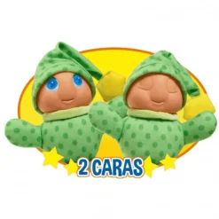 Molto Peluche Gusy Luz dos caras verde| Juguete Infantil