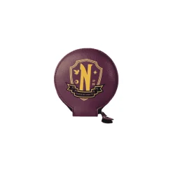 Monedero Redondo Academia Nevermore – Producto Oficial de la Serie 'Wednesday' de Netflix