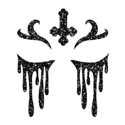 Monja glitter Face 20x20 cm