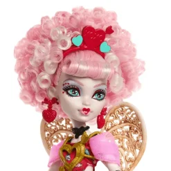 Monster High Cumplespantos Cupid Asteria – Muñeca de fiesta con alas y accesorios románticos