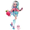 Monster High Lagoona Blue Muñeca articulada con mascota y accesorios de moda