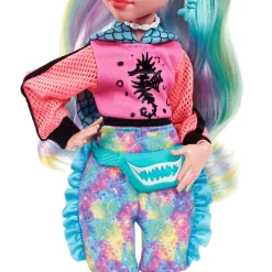 Monster High Lagoona Blue Muñeca articulada con mascota y accesorios de moda