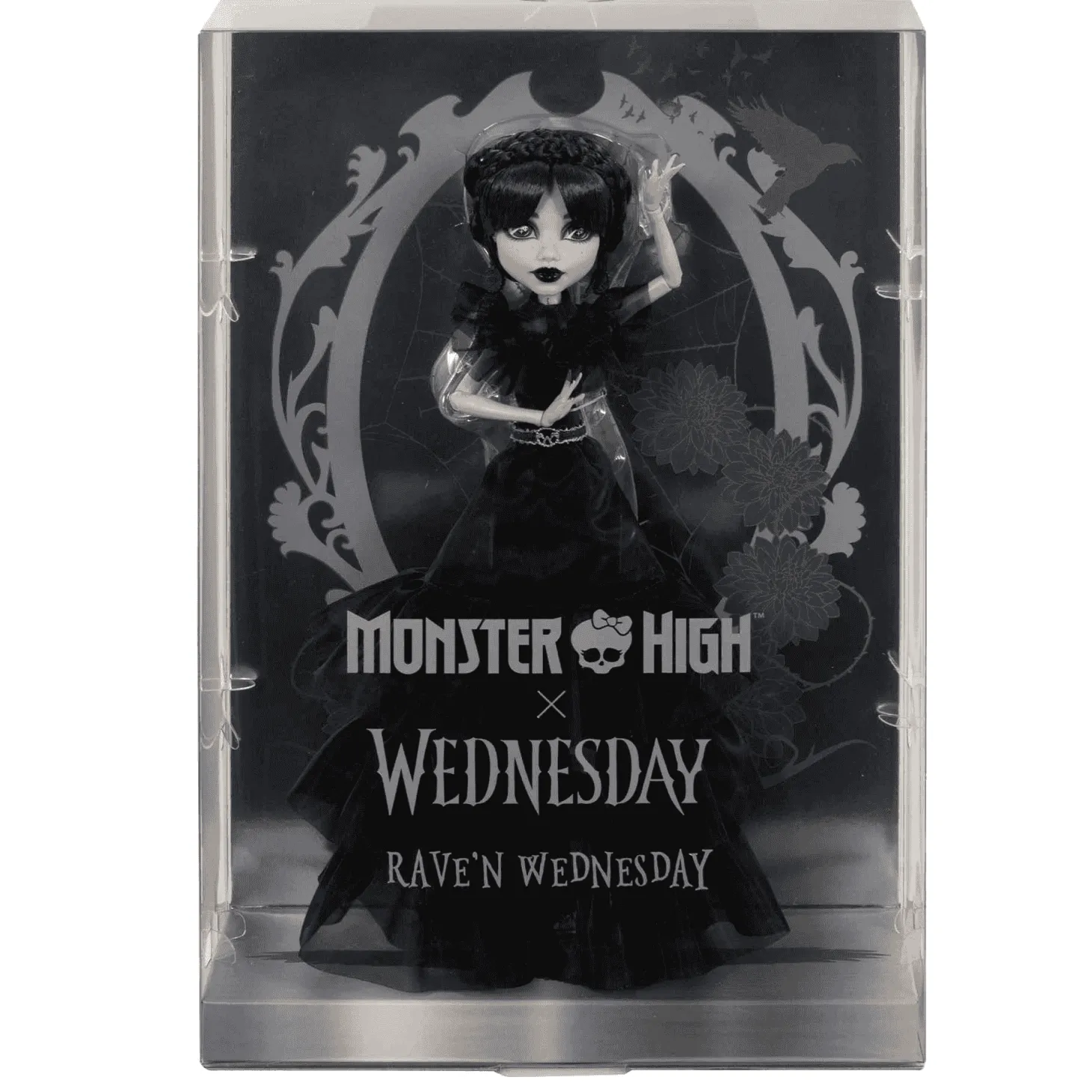 Monster High Muñeca Coleccionable Miércoles Addams Rave´N de Monster High