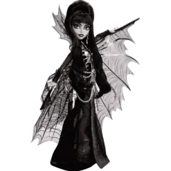 Monster High Skullector Elvira, Mistress of the Dark – Muñeca Coleccionista