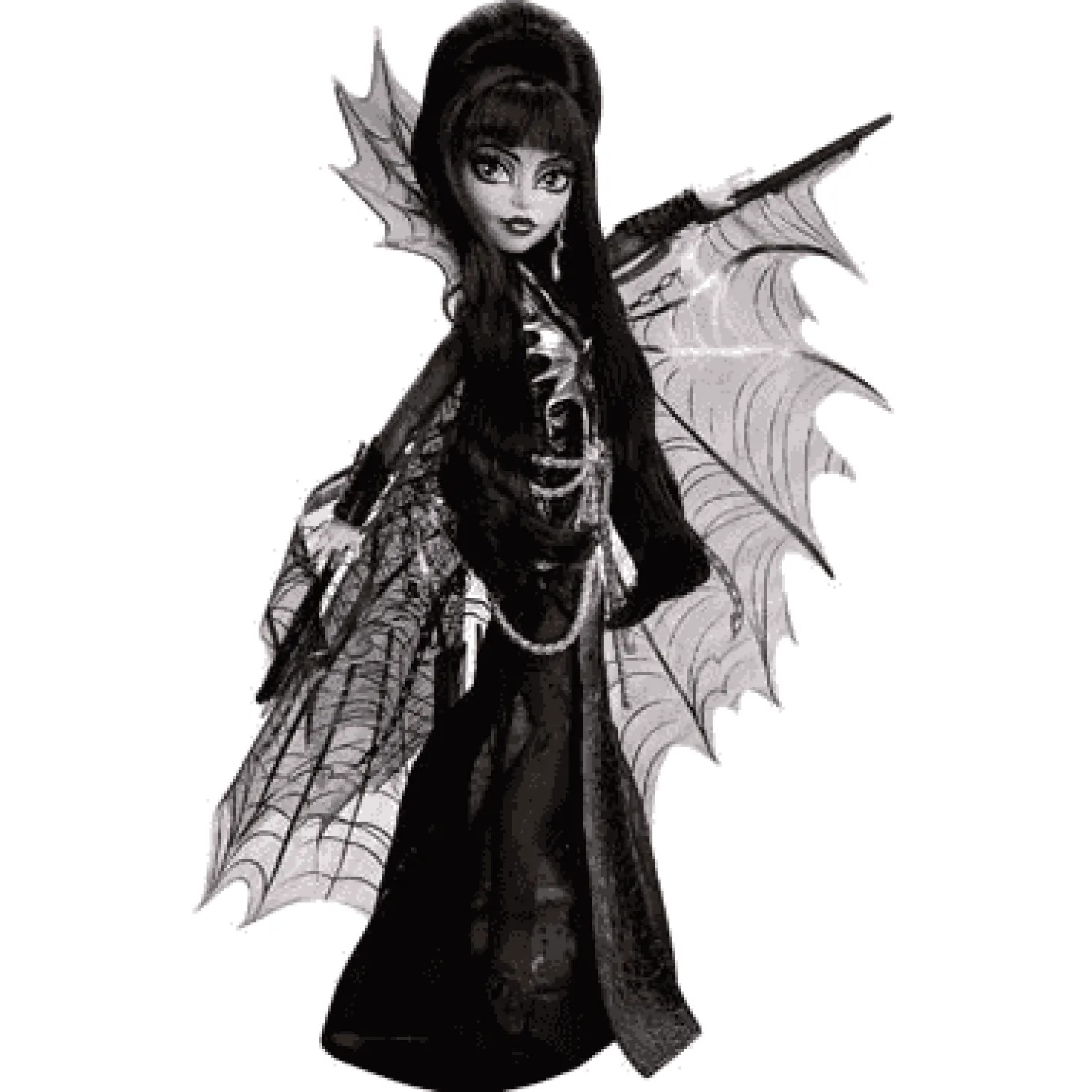 Monster High Skullector Elvira, Mistress of the Dark – Muñeca Coleccionista