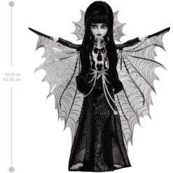 Monster High Skullector Elvira, Mistress of the Dark – Muñeca Coleccionista