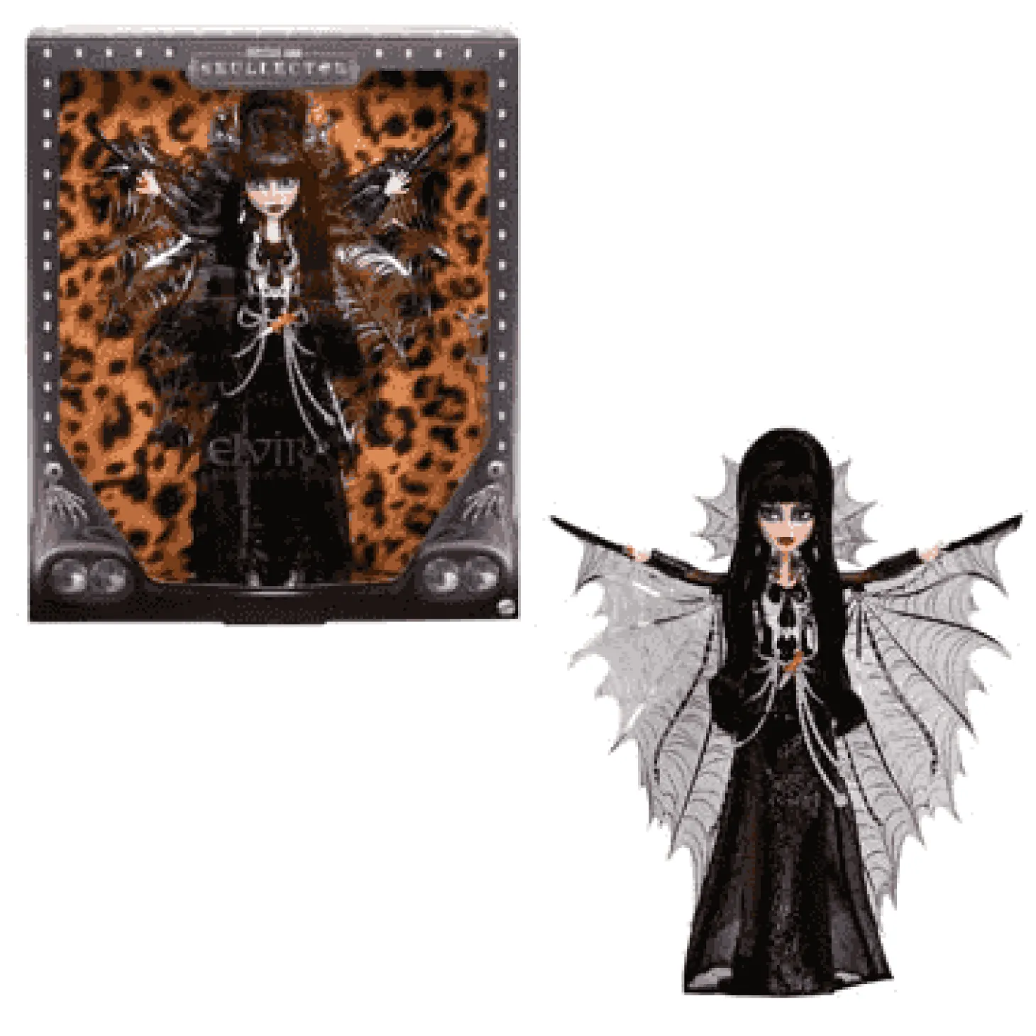 Monster High Skullector Elvira, Mistress of the Dark – Muñeca Coleccionista