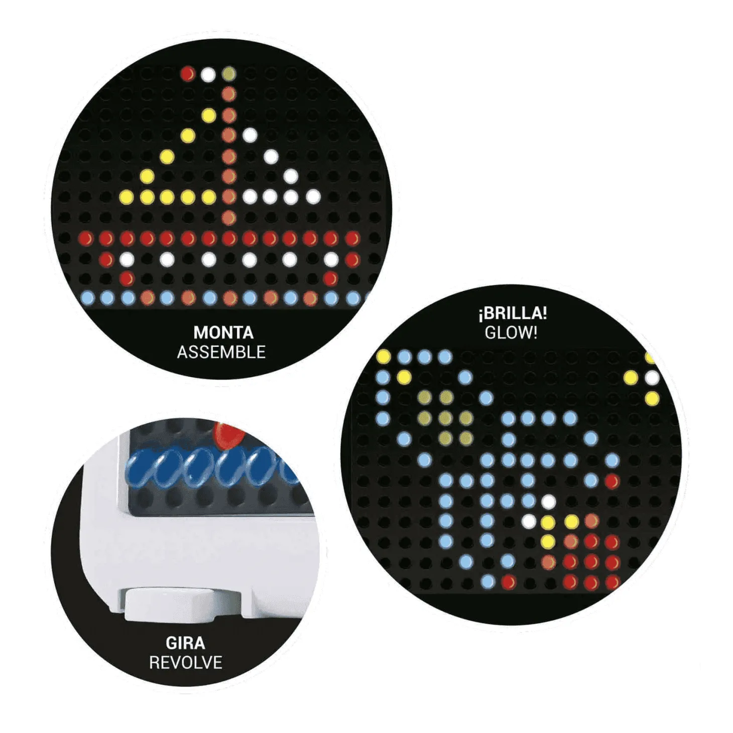 Mosaico Luminoso Pizarra Juguete Infantil