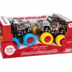 Motor Planet Monster vehículos graffiti 2 vehículos