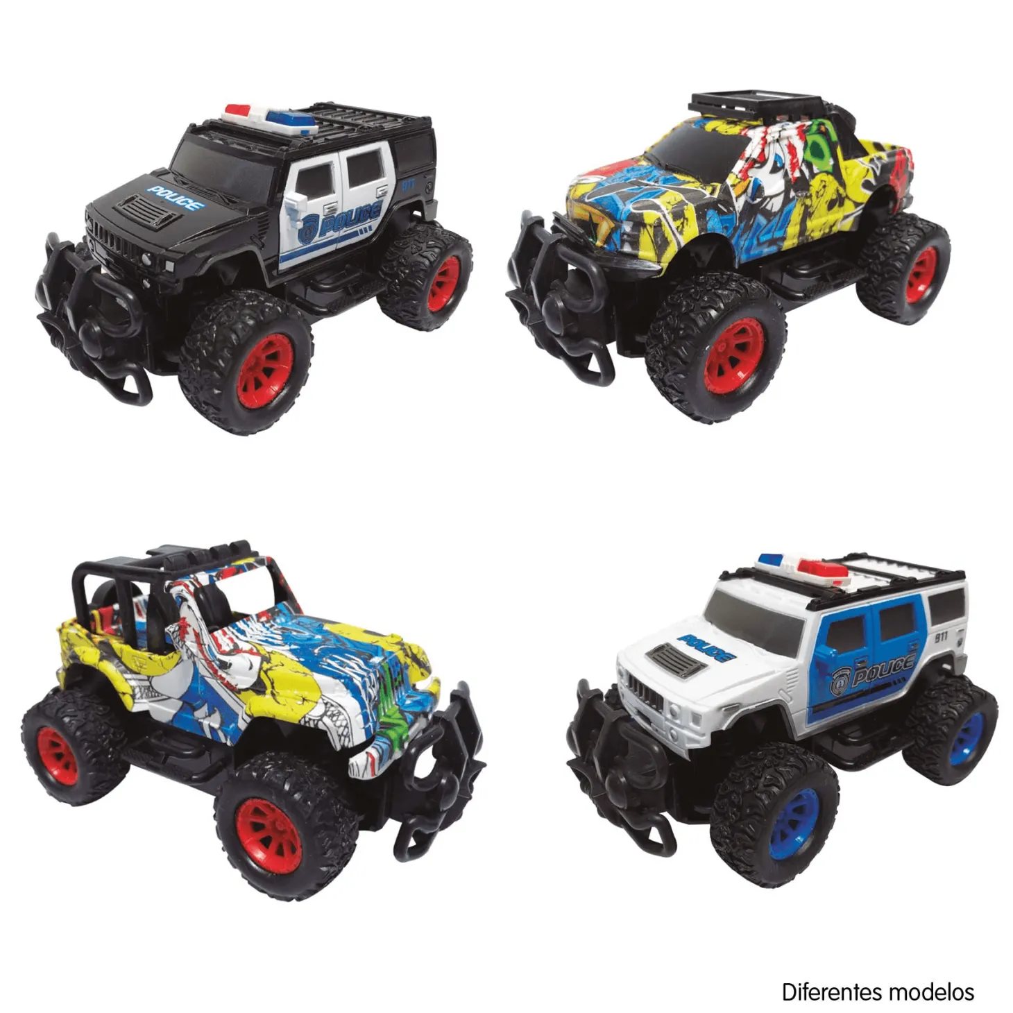 Motor Planet RC Coche 4x4 1:21 Diferentes Modelos