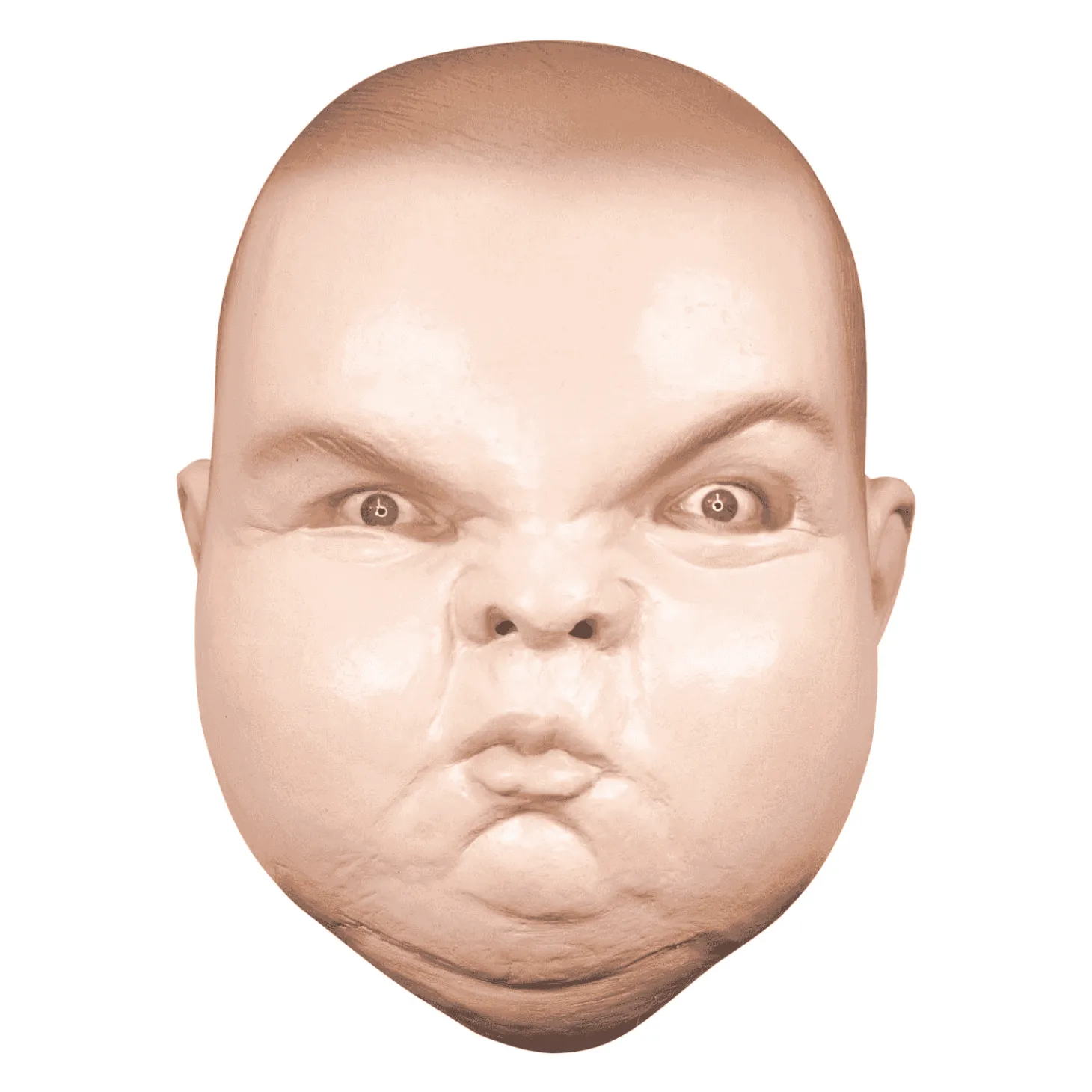Máscara Bebé gruñón para disfraz
