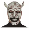 Máscara De Halloween Diablo Blanco Adulto Unisex