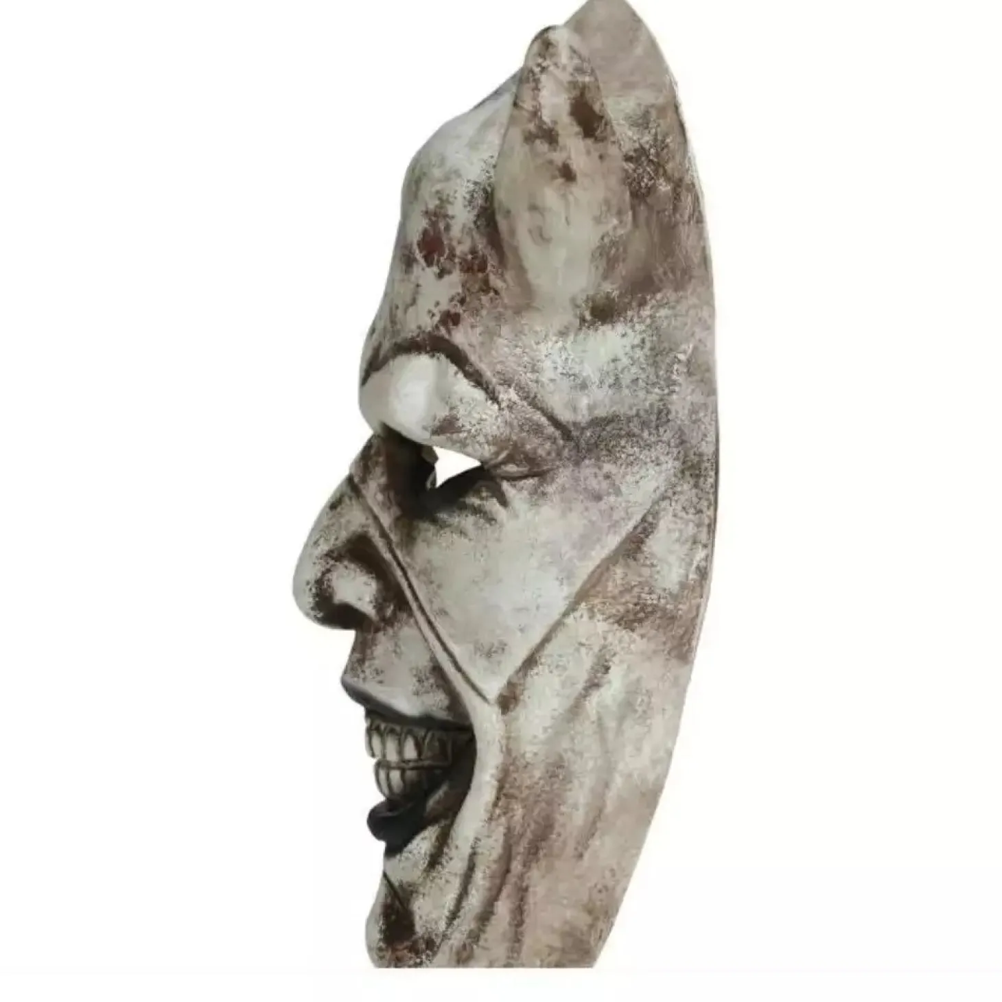 Máscara De Halloween Diablo Blanco Adulto Unisex