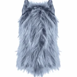 Máscara Lobo de Látex con Pelo Sintético