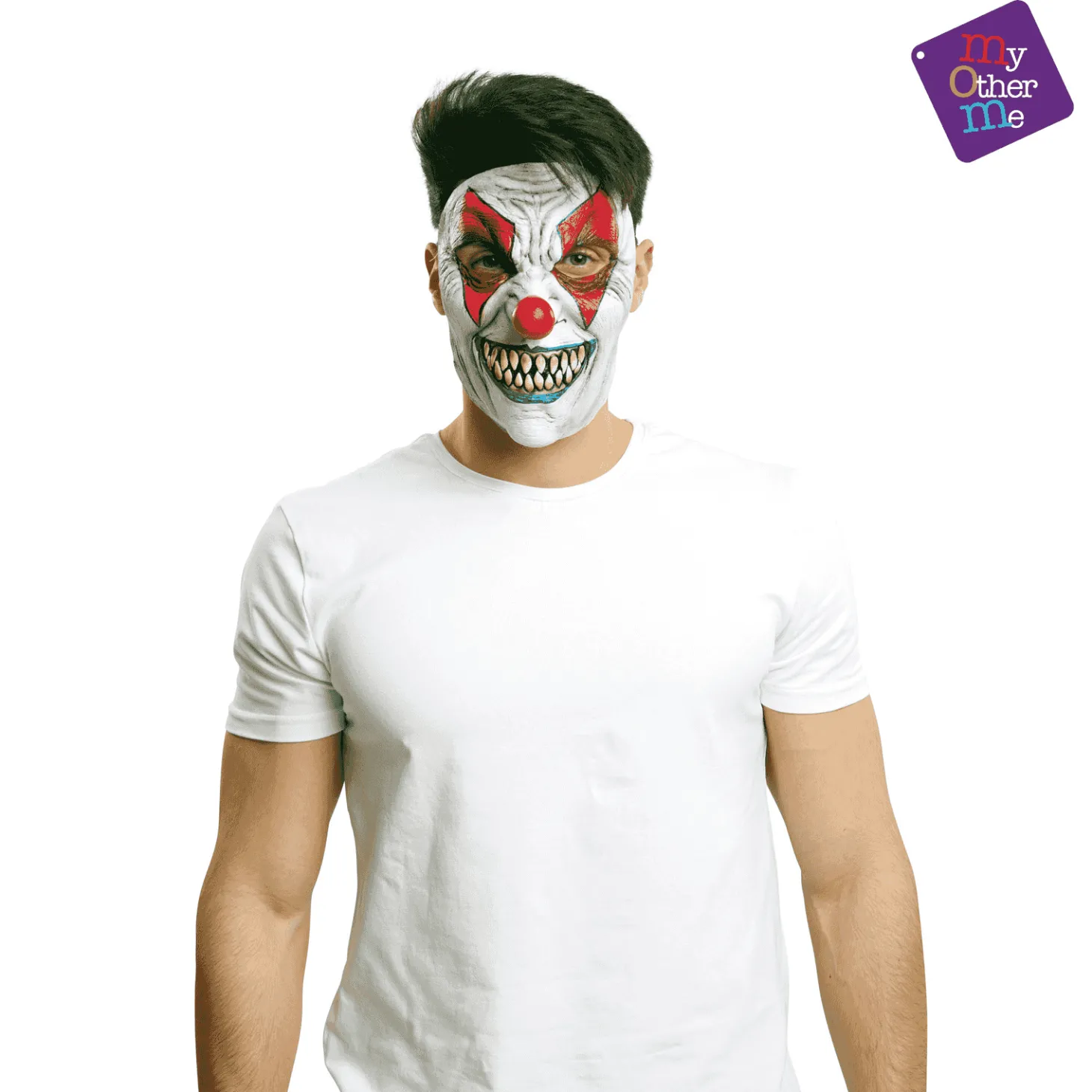 Máscara Payaso diabólico para disfraz
