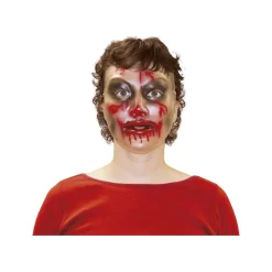 Máscara Transparente Mujer Zombie