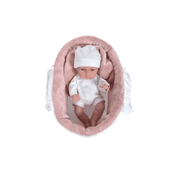 Muñeca Bebe 33 Cms Con Capazo Exclusiva