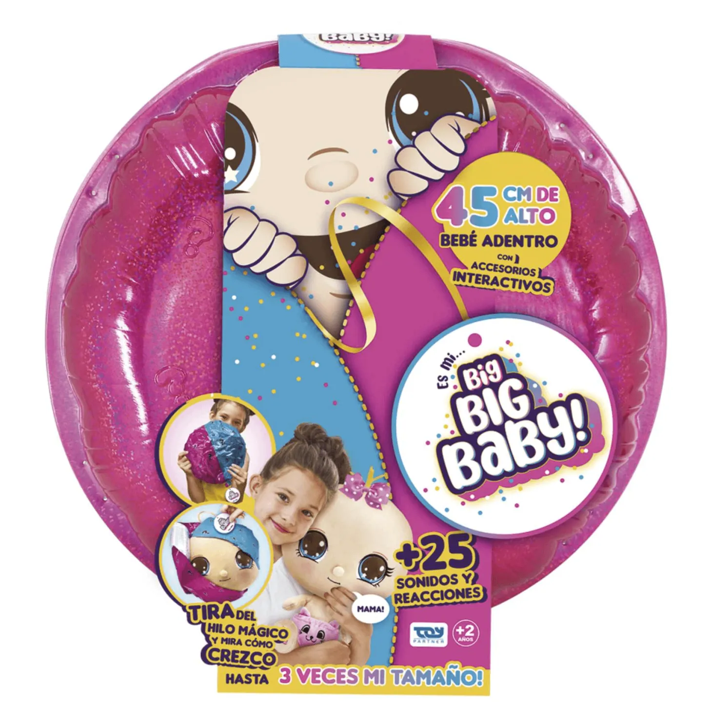 Muñeca Big Big Baby 45 cm Modelo Sorpresa