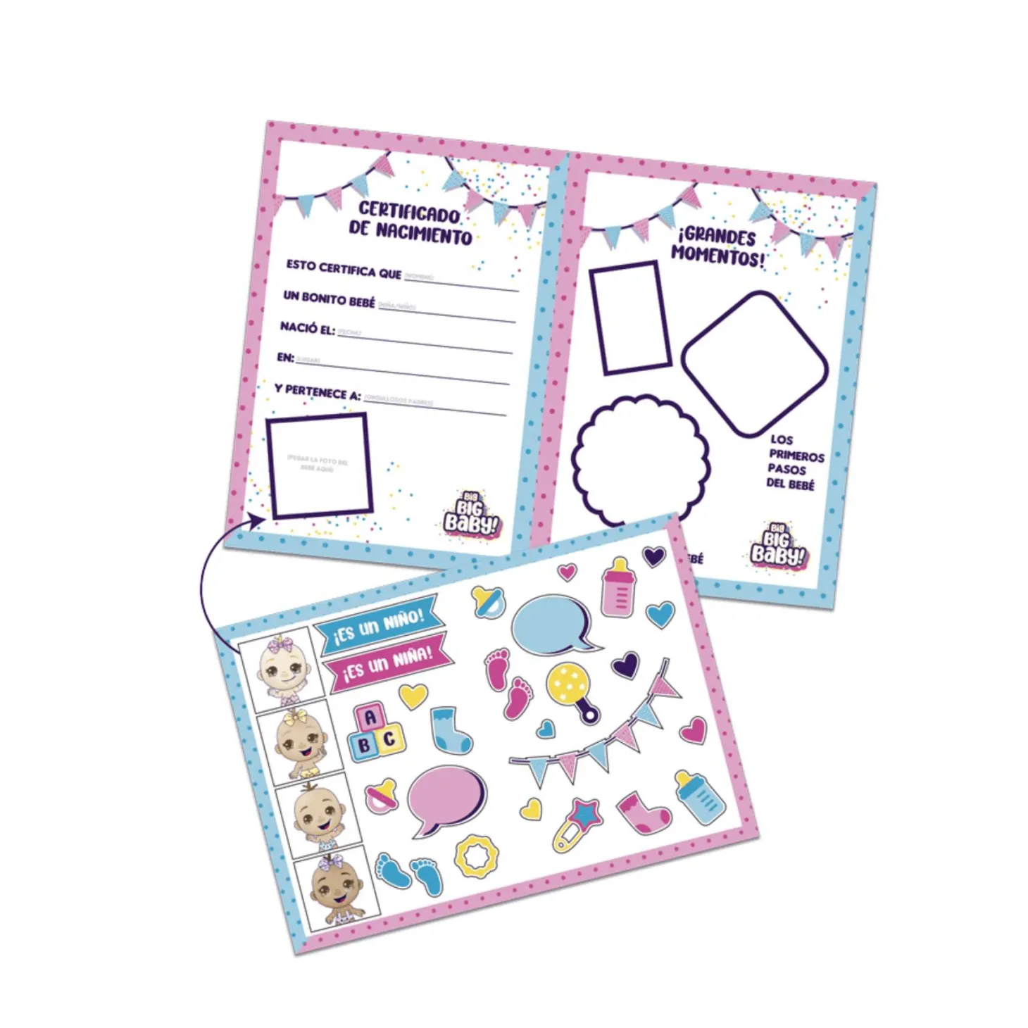 Muñeca Big Big Baby 45 cm Modelo Sorpresa