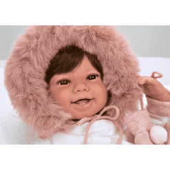 Muñeca con peso Elegance Zoe rosa con manoplas