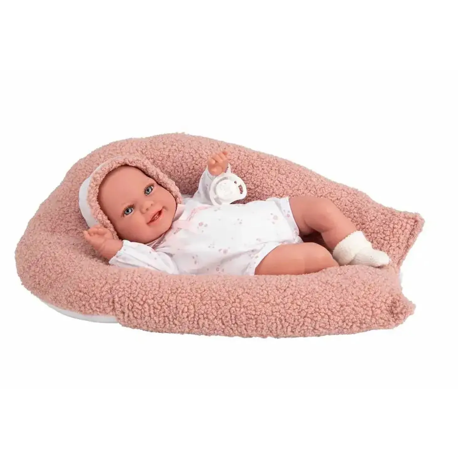 Muñeca Elegance Babyto Rosa 35 cm con Almohada