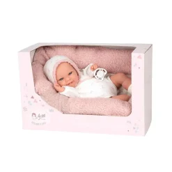 Muñeca Elegance Babyto Rosa 35 cm con Almohada