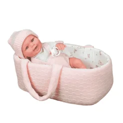 Muñeca Elegance Gadi Rosa 33 cm con capazo