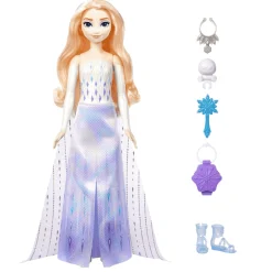 Muñeca Elsa Spin & Reveal de Frozen - ¡Descubre la Magia con Cada Giro!