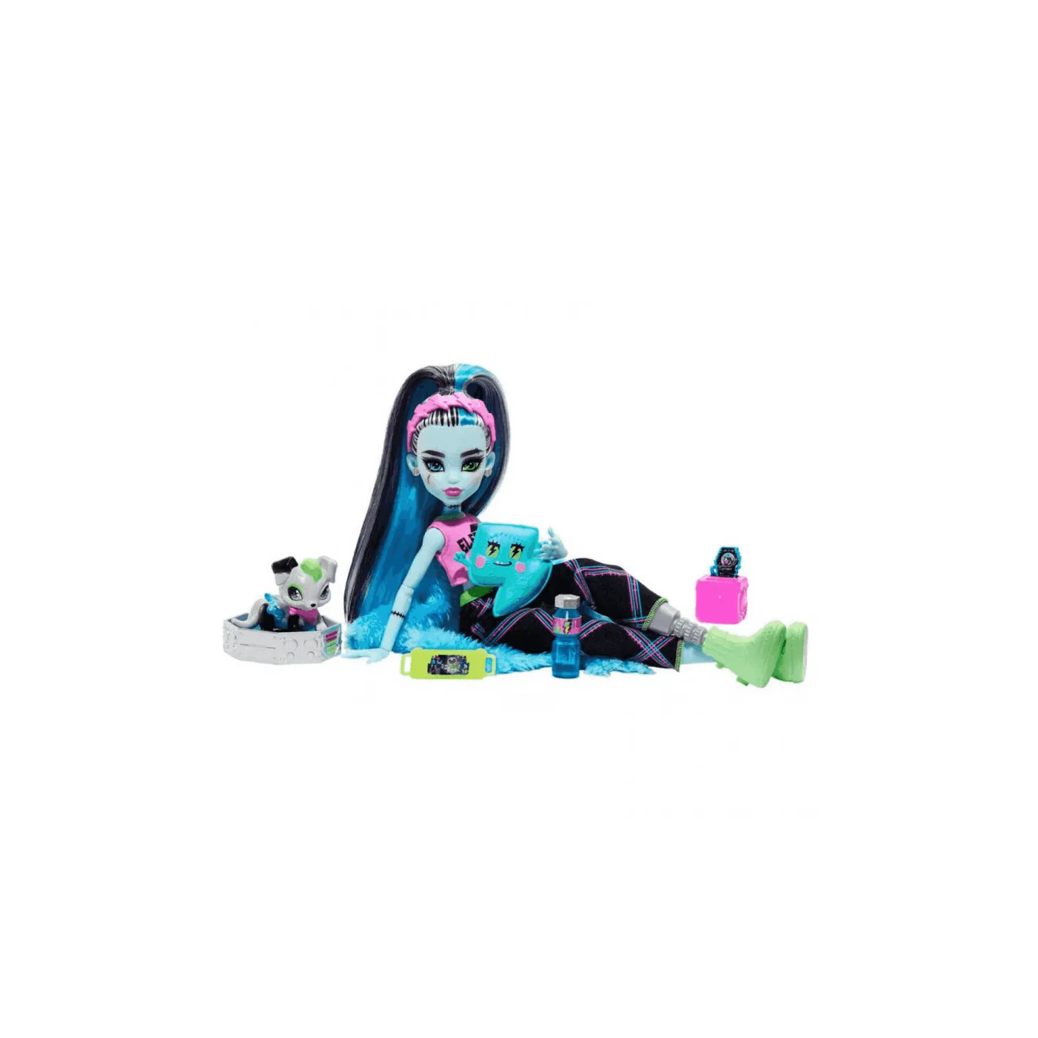 Muñeca Frankie Stein fiesta de Pijamas Monster High 25 cm