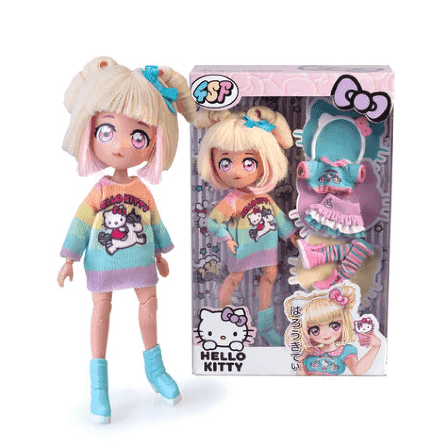 Muñeca Hello Kitty Fashion Unicorns Manga