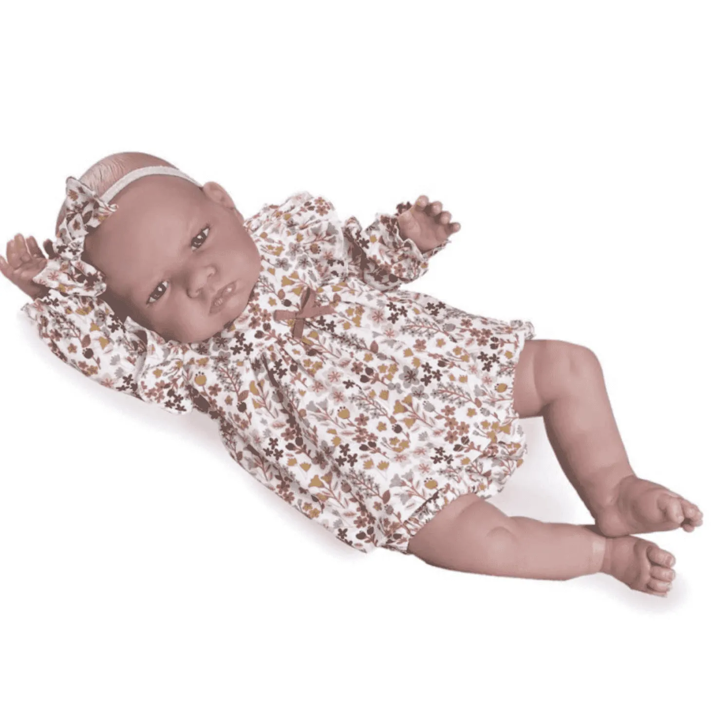 Muñeca mi primer Reborn Berta bolsita casita Antonio Juan