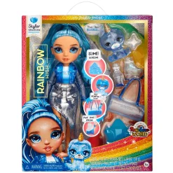 Muñeca Rainbow World Skyler Blue