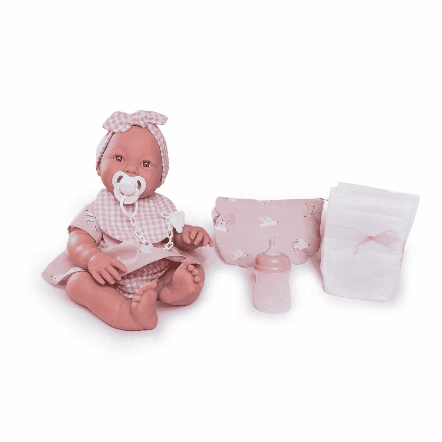 Muñeca Recién Nacida Mia hace Pipí con Neceser - Antonio Juan