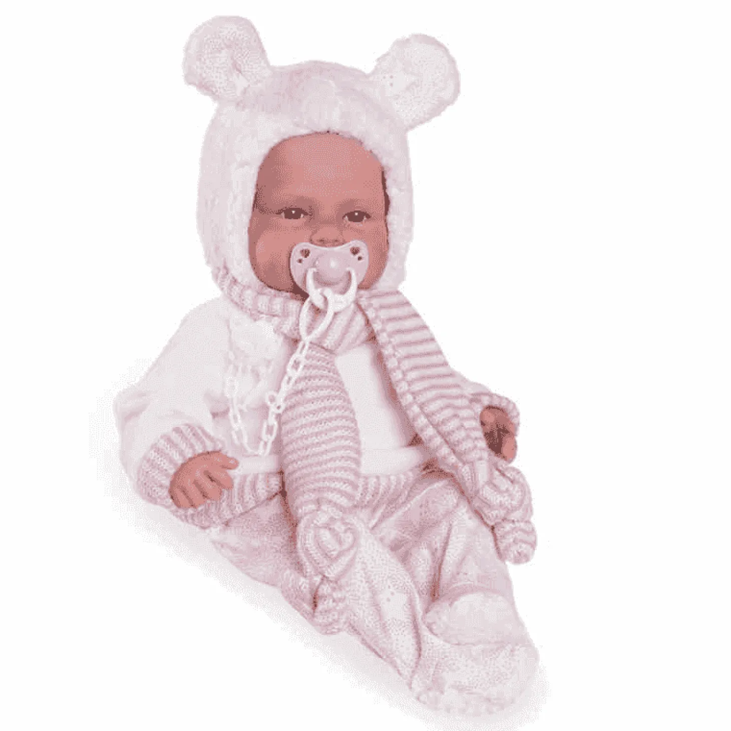 Muñecas Antonio Juan Babydoo Palabritas con Capota y Sonido 50 cm