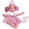 Muñecas Antonio Juan Mi Primer Reborn Berta con Alitas de Mariposa 52 cm