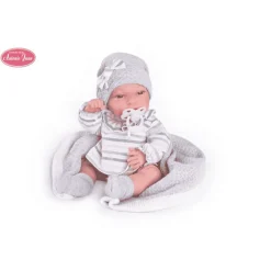 Muñecas Antonio Juan Recién Nacida Baby Toneta con Toquilla